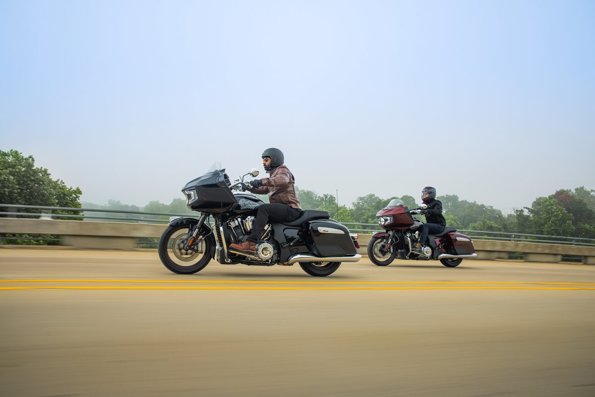 IndianMotorIND's tweet photo. TTAKE THE LEAD. NEVER LET IT GO.
The Indian Challenger Limited is built for those who want more. With the all-new liquid-cooled PowerPlus motor, nimble handling, and stop-on-a-dime brakes

#indianmotorcycleindia #challengerlimited #indianmotorcycle #premiummotorcycle https://t.co/roseCkWXje