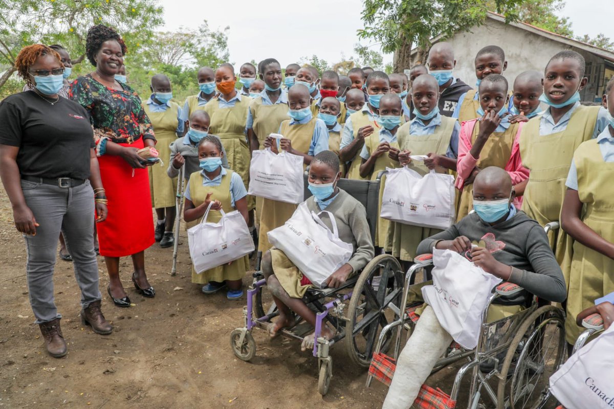 Amref_Kenya's tweet photo. #AmrefCommunityDialogues is very inclusive. We ensure that pupils living with disabilities are supported with sanitary towels to ensure their learning is not disrupted when they experience their monthly period. #16Days @CanadaDev @DebbieKioko @lennah3 @AmrefCanada @YouthActKE https://t.co/GM8mKWbznX