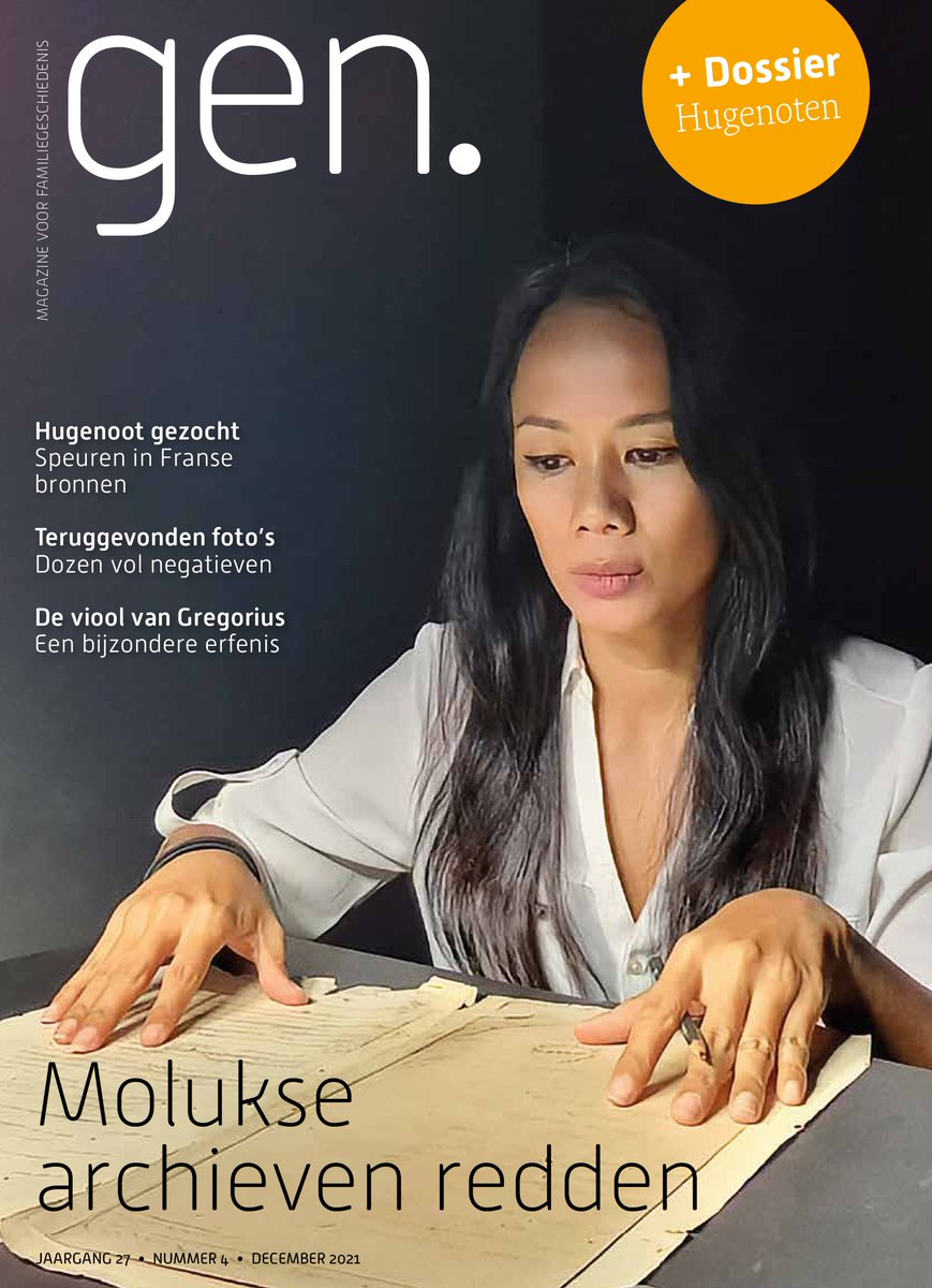 CBG_nl's tweet photo. Komende week ligt #genmagazine nummer vier van dit jaar op je deurmat! Met o.a:
* Dossier Hugenoten
* Molukse archieven gered
* Relatietherapie voor genealogen
* Erfenis ‘zonder verdriet’
* Teruggevonden portretten uit jaren '50
Meer weten over Gen? > https://t.co/3NjgI5a8Zi https://t.co/Y88XYEE16Z