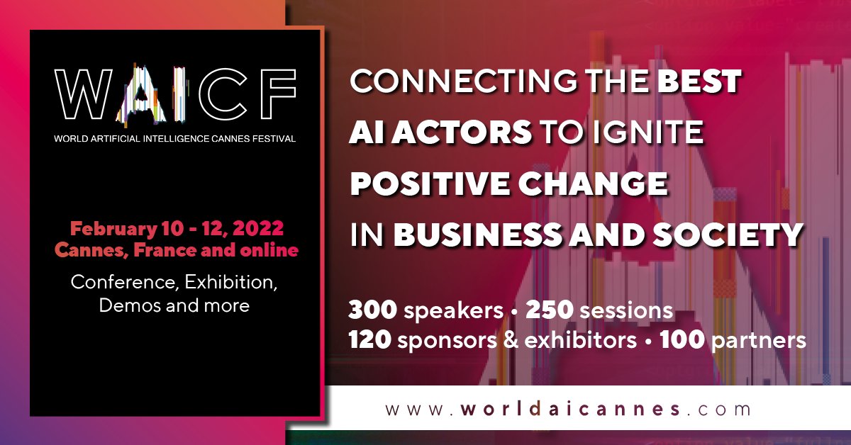 Le <a href="/club_turing/">Turing Club #StandWithUkraine 🇺🇦</a> est très heureux d'être partenaire du nouveau salon <a href="/WAICANNES/">World AI Cannes Festival</a> ! 

📍 Rendez-vous du 10 au 12 février au <a href="/CannesPalais/">Palais des Festivals</a> : worldaicannes.com/conferences?ut…

🎟️Téléchargez votre pass : worldaicannes.com/book-your-pass…

#AI #innovation #ArtificialIntelligence