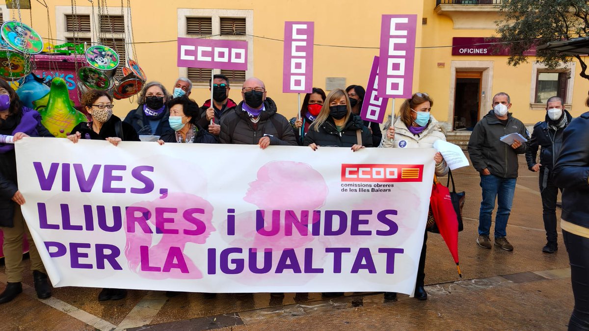 CCOO Illes Balears (@ccoobalears) on Twitter photo Des de <a href="/CCOOBalears/">CCOO Illes Balears</a> assenyalem la importància de conèixer detectar i actuar contra les diferents formes de violència masclista cap a les dones, ja que constitueixen una violació greu dels drets humans. #TrabajosLibresDeAcosoSexual #25NCCOO Des de <a href="/CCOOBalears/">CCOO Illes Balears</a> assenyalem la importància de conèixer detectar i actuar contra les diferents formes de violència masclista cap a les dones, ja que constitueixen una violació greu dels drets humans. #TrabajosLibresDeAcosoSexual #25NCCOO
