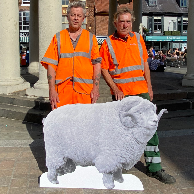 TheMERL's tweet photo. How do we tell new stories about cows, sheep, farmers and the lives they share? 

In our new blog, discover the FIELD project, @field_wt, which has been doing just that with film screenings, zines, and (we're not kidding) lifesize cardboard cutouts of our photography collection.