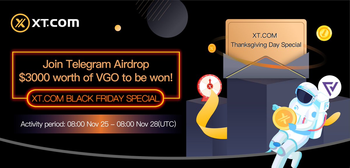 🚀 VGO <a href="/virgo_coin/">Virgo</a> airdrop Coming soon 🚀

 ⏰ Time: 08:00 Nov 25 - 08:00 Nov 28(UTC)

💰 Complete Telegram Tasks! Share $ 3,000 VGO Rewards Pool! 

Interact with 👉 @xt_airdrops_bot 👈  on Telegram  ! 

Real-Time Rewards!

t.me/XTcomannouncem…
