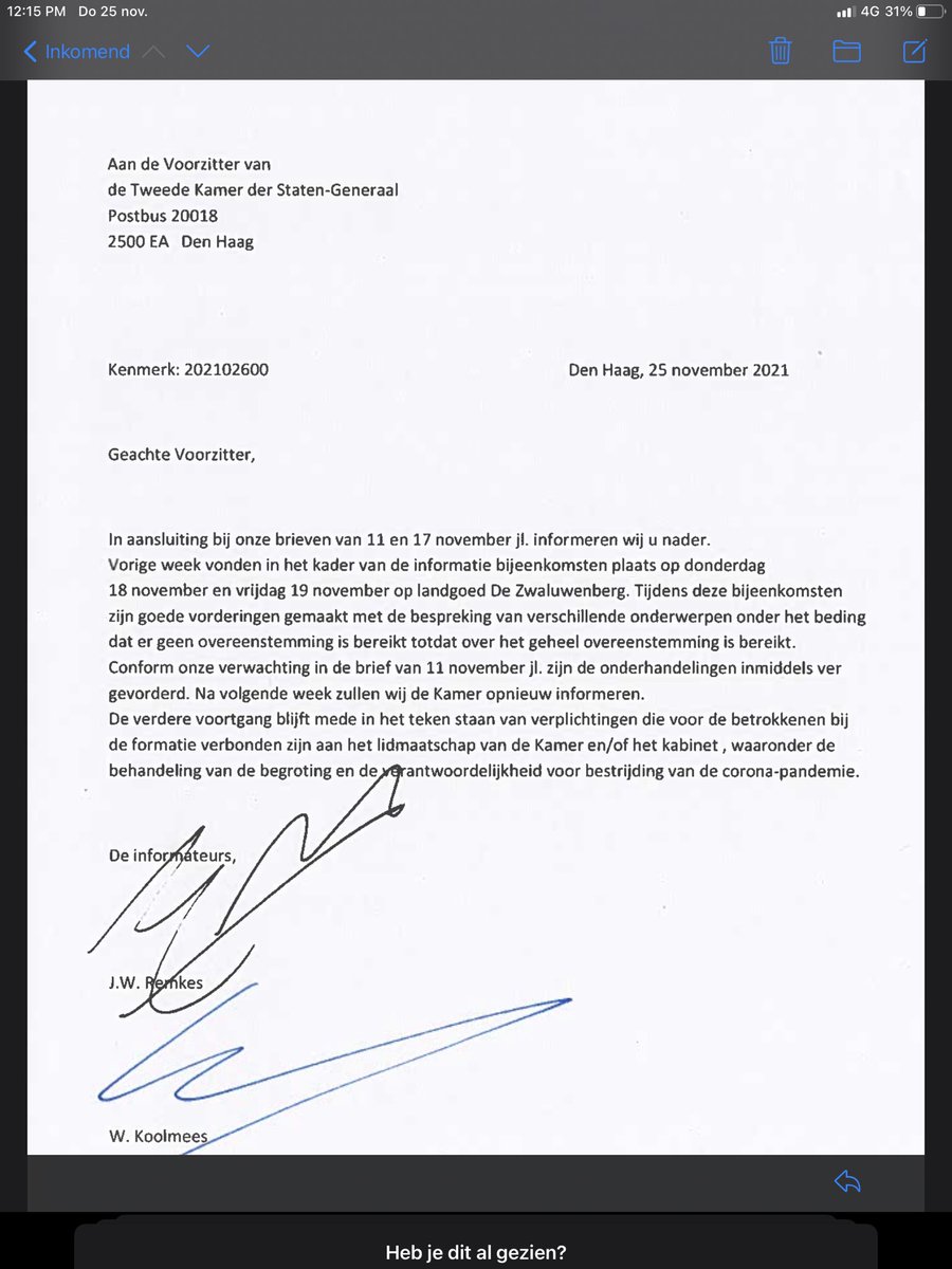 Pieter Omtzigt tweet media