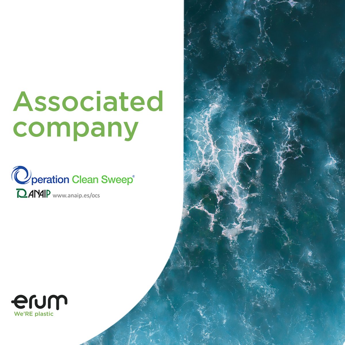 📢Ya formamos parte del programa “Operation Clean Sweep” #OCS (iniciativa liderada por <a href="/ANAIP_es/">ANAIP</a>  con el objetivo de impulsar buenas prácticas de limpieza y control de partículas de plástico en toda la cadena de valor y evitar sus fugas al #medioambiente🌱