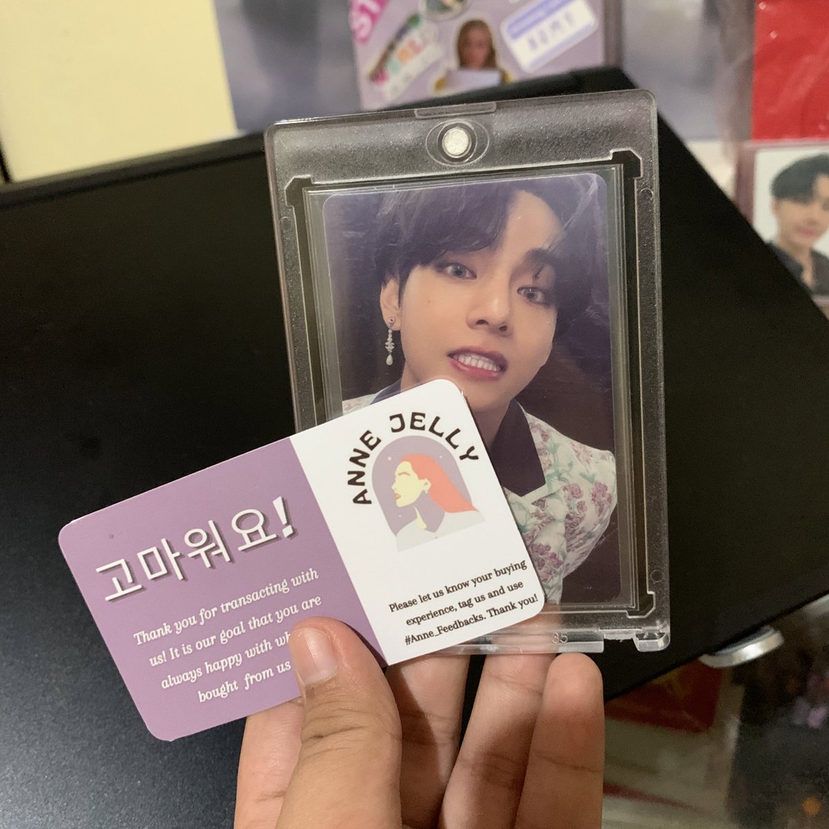 hxuxushh's tweet photo. thank you so much @AnneJellyPH for making inner child taetae come home! nakain na po nung sister ko yung freebie, but thank you for that, too! HSHAHA βtil our next one! #Anne_Feedbacks π https://t.co/0poHlQCDhB