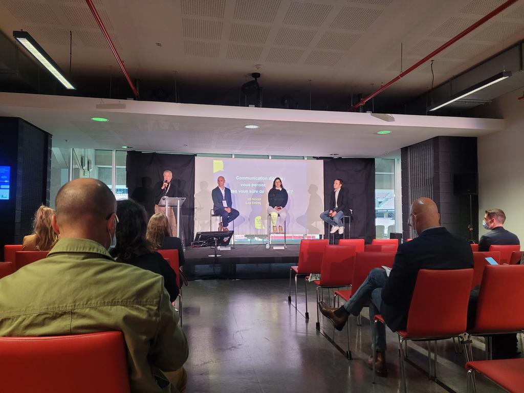 #Entrep21 "2021, l'année de la transformation digitale"

Les intervenants de la conférence Communication Digitale nous livrent les premières clés qui vont permettre de construire une stratégie de communication digitale efficace ! 📱

<a href="/UCCGRANDSUD/">UCC GRAND SUD</a> <a href="/agencenocta/">Agence NOCTA</a> <a href="/bhbcom/">BHB communication</a> <a href="/doingenia/">Agence SEO Do Ingenia</a>