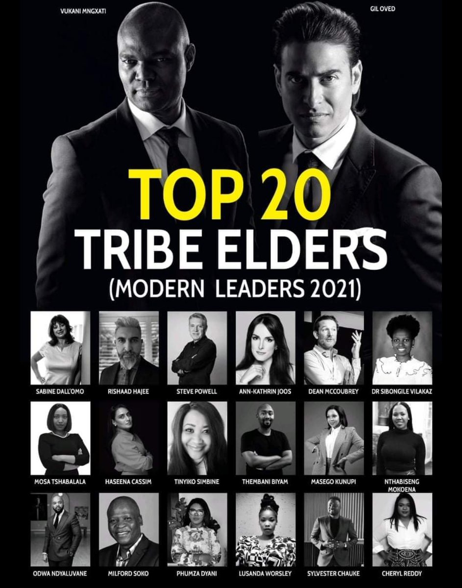 Congratulations to our Top 20 TRIBE ELDERS (Modern Leaders), for 2021!tribebusinessmagazine.co.za/latest-issue/ #tribebusinessmagazine #Top20ModernLeaders2021 #tbm #modernleadership #modernleaders #powerbuilding #innovators #changeinthemodernworld #changingtimes #brandstorytelling #digitalisation