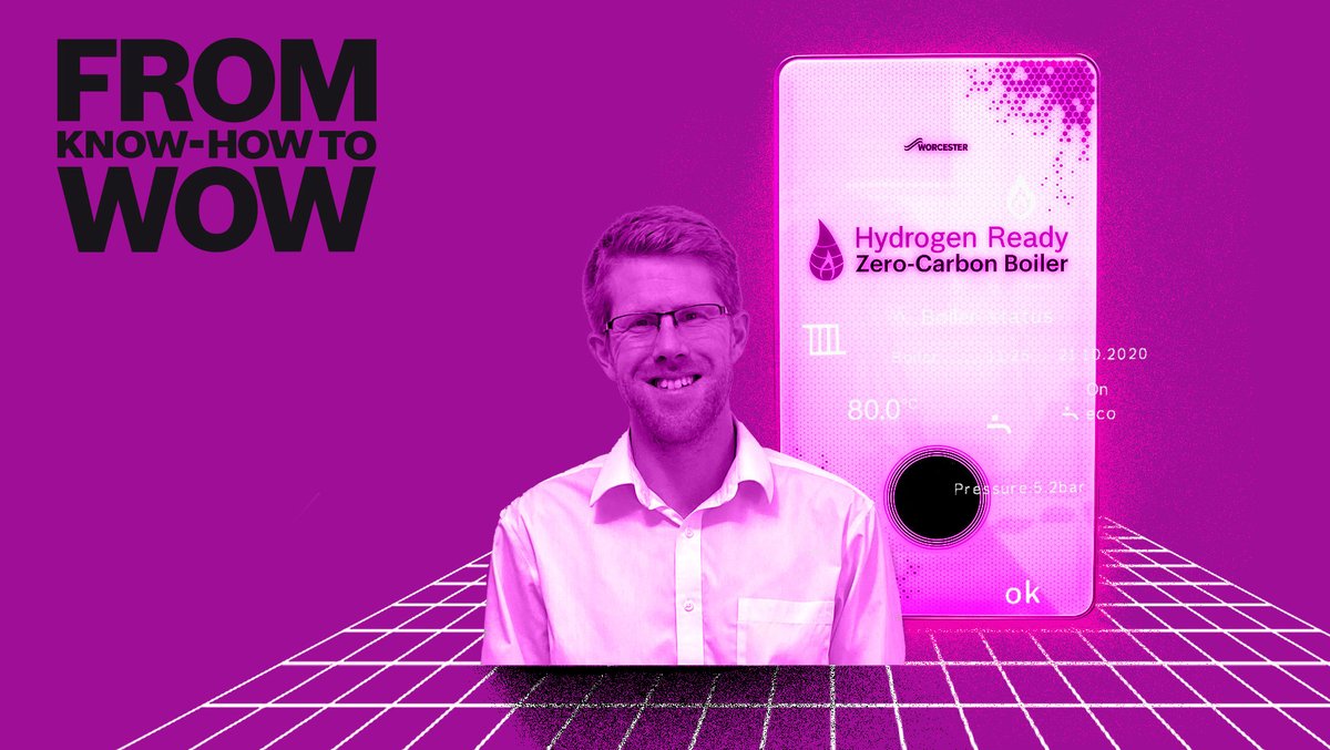 🎧 Bosch #engineer Tom Collins struggled for years to find a climate-friendly way to heat homes in Britain. In our "From KNOW-HOW to WOW" #podcast, he tells us how one meeting changed his thinking. Spoiler alert: #H2-ready boilers might be the answer: bit.ly/fkhtw_hydrogen…