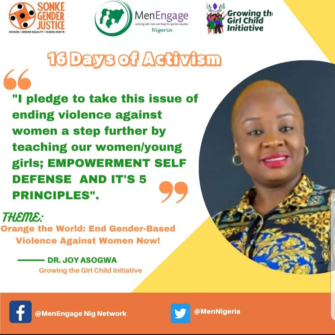 GTgci's tweet photo. #16DaysofActivism2021 is here again.Achieving gender equality is a collaborative effort and that we shall achieve.Special thanks to @MenNigeria @MenEngageAfrica @SonkeTogether @GMCEndFGM @UNFPA @SIRPNig @Everlovly in driving these campaigns #EndGBV #GBV #OrangeTheWorld https://t.co/kkYwQIHCAg