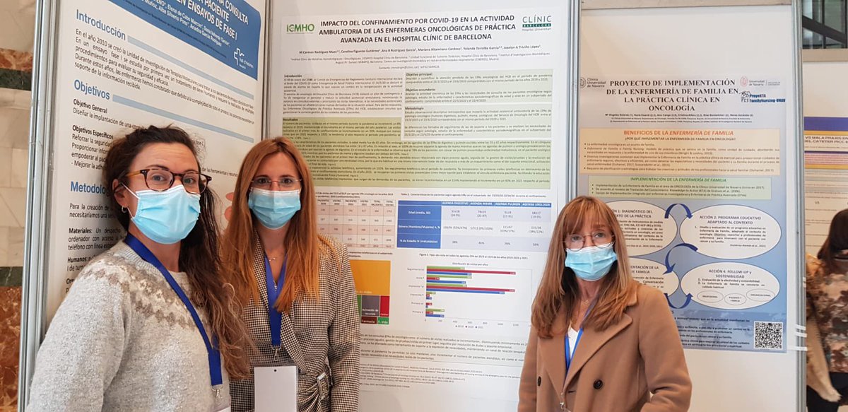 “Impacto del confinamiento por COVID-19 en la actividad ambulatoria de las enfermeras de practica avanzada de oncología”<a href="/carol28054/">Carolina</a> <a href="/mrodrigm_clinic/">Mari Carmen Rodríguez</a> <a href="/ytorralbag/">Yolanda Torralba</a>  <a href="/_SEEO_/">Enfermería Oncológica</a>