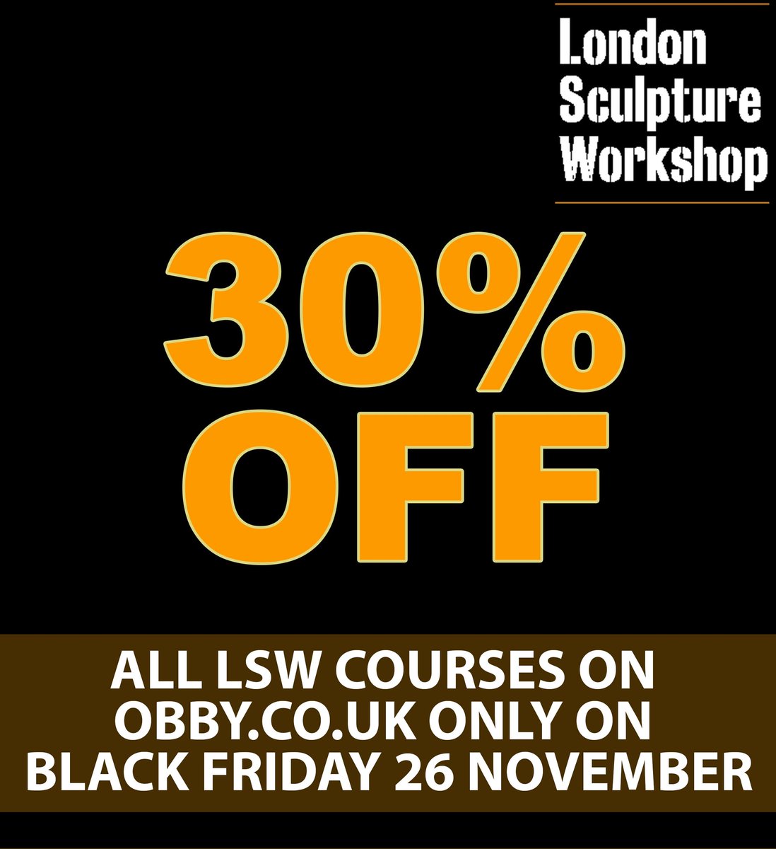 It's almost time!!!!! Tomorrow is our one day Black Friday sale on Obby. Save up to £183, and get courses from as little as £45.

26 November
00:01-23:59*
*Or while stocks last

In previous years the sale has ended early due to EXTREMELY high numbers so we recommend booking early