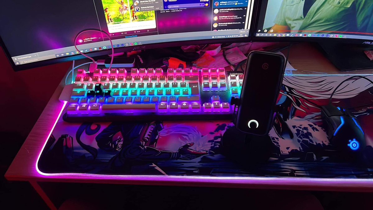 kamikairo1's tweet photo. New mouse pad arrived bois
#Vtuber #ENVtuber #Gaytuber #Vtubers @SteelSeries https://t.co/m7BD4jcMmr