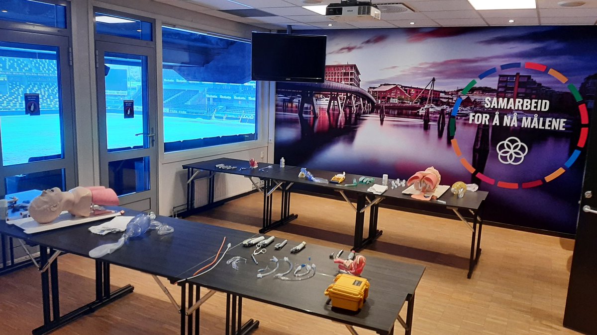 Ready for this afternoons airway management session @AMMhøstmøte  #SECMA #laerdal #AMM