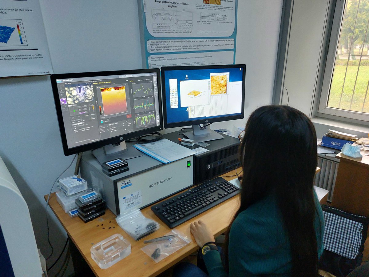 InnoRenewCoE's tweet image. Mariem Zouari completed a two week STSM at @upb1818 in the Center for Microscopy-Microanalysis and Information Processing (CMMIP) with Dr. Stefan Stanciu and was supported by @CostEssence.

#InnoRenew #COST #CostEssence #biobased #composites