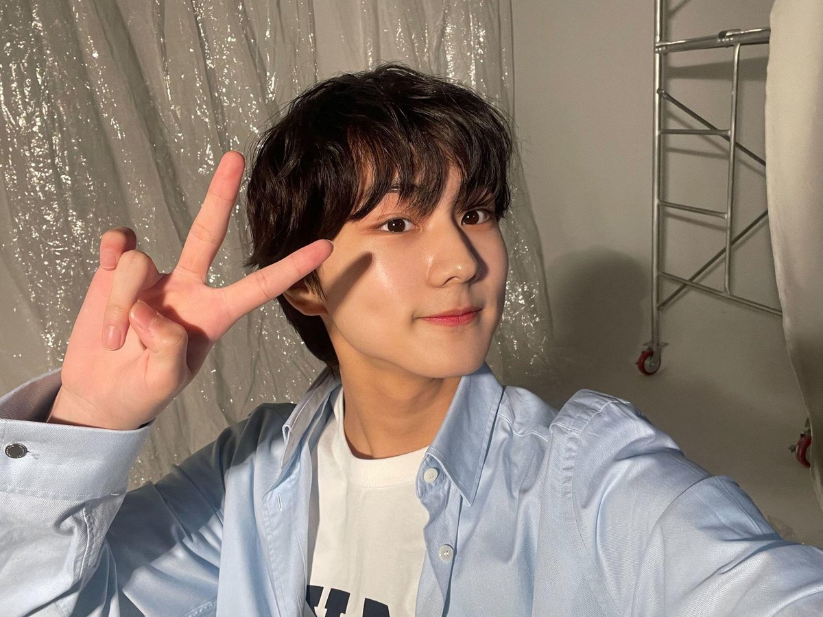PurpleKhimm's tweet photo. Omgg you're so cute my woniee!! Ilyy♡ https://t.co/eeVbAve1MJ
