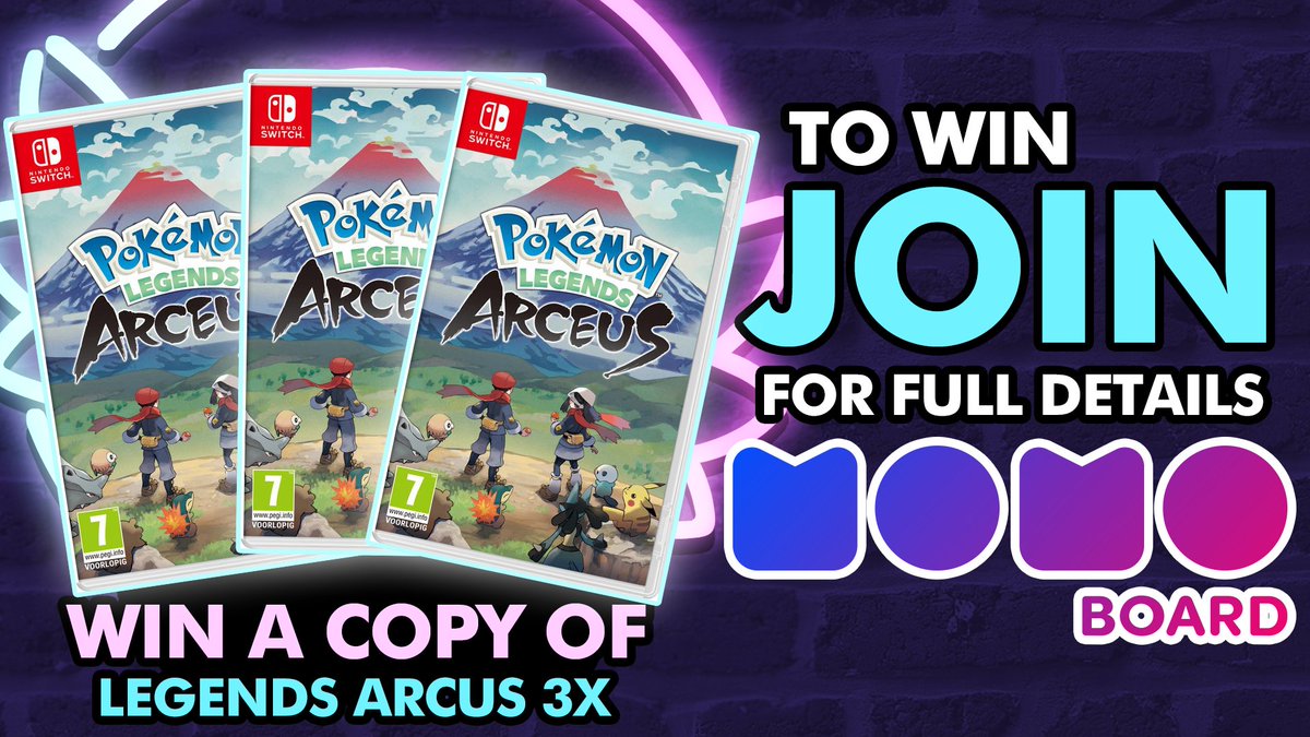 RuffledRowlit's tweet photo. Want to have a chance to win Pokemon legends arceus? well go and join Momoboard and read the details of how to win as we are giving away 3x copies of the games. https://t.co/wjzSUqfnWF 

RT 🔁 and LIKE 💓 https://t.co/9pkDZibclV