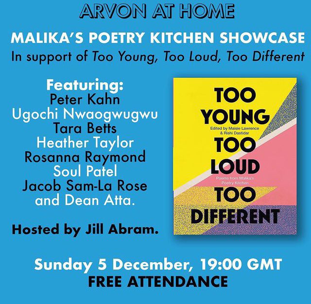 JillAbram1's tweet photo. International online event with #MPK and @arvonfoundation featuring @jsamlarose @DeanAtta @sohaelpatel  @ugo2dachi @heatherAtaylor @tarabetts Rosanna Raymond and Peter Kahn - register here: https://t.co/hgn0EpoX2E https://t.co/SVRjmudQp5