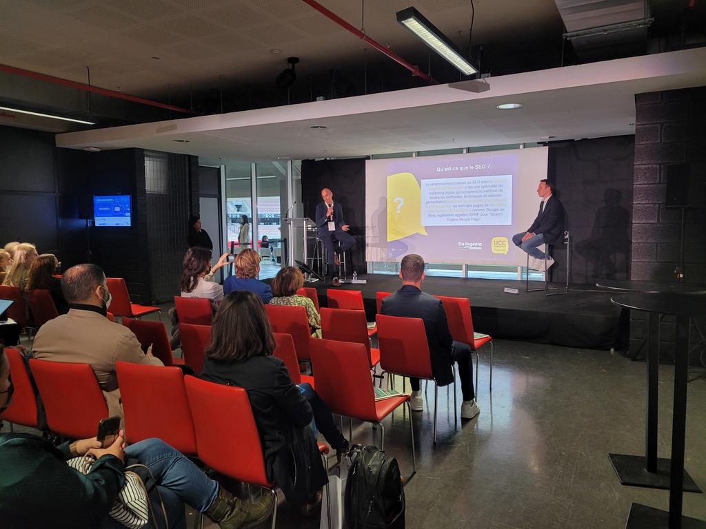 #Entrep21 "Êtes-vous  présents sur la première page de Google ? "  🔎

L'agence SEO <a href="/doingenia/">Agence SEO Do Ingenia</a> nous explique que le référencement naturel est un outil très important pour la visibilité de l'entreprise ! 💻

<a href="/UCC/">UCC Ireland</a> <a href="/agencenocta/">Agence NOCTA</a> <a href="/bhbcom/">BHB communication</a> 
#conférence #Communicationdigitale #SEO