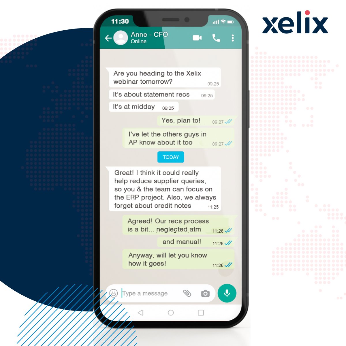 Xelix_AI's tweet image. When your #CFO texts... #statementreconciliation #creditnotes #accountspayable

Link to register: hubs.la/H0_Mkm_0
