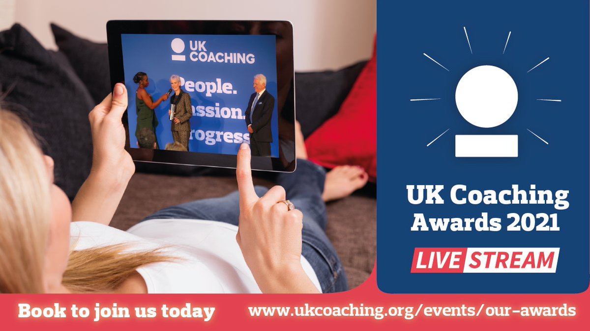 🚨#UKCoachingAwards 2021 FREE live stream tickets available🚨

See all the award-winning coaches as they are announced &amp; get inspired by watching our live stream of the event

Join in from the comfort of your own home &amp; celebrate the best in coaching ➡️ bit.ly/3oVZGE5