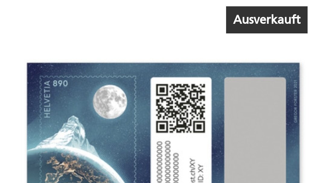 InvestorBull_CH's tweet photo. Das war heute ein richtig harter Kampf die Swiss Crypto Stamps zu holen. Aber ich konnte mir 30 NFT Briefmarken sichern. 🎉🎉🥳🇨🇭
@postschweiz @0xPolygon #NFT #Briefmarken #Postshop https://t.co/cE0spQCQN4
