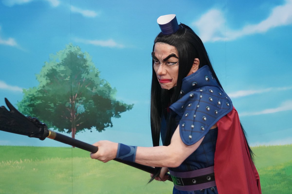 【戦国武将】コスプレ似顔絵お描きします 2時間かけてコスプレ⚔ 顔をくすぐられても全く動じない⁉️ 人気漫画