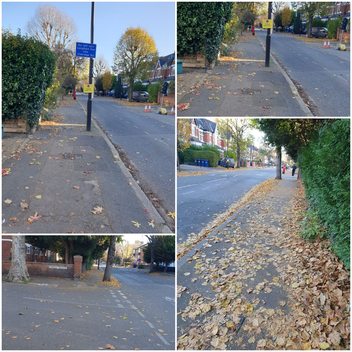 ealingbroadway's tweet photo. @SeemaStk @stuntbutt @EalingTories @Ealing_Tories @gallantjulian @EalingIndys Other EB Roads this morning. 
Our Councillors earn about £35K a year representing residents &amp; think this is volunteer's task not @EalingCouncil https://t.co/p2wnLUMG7y