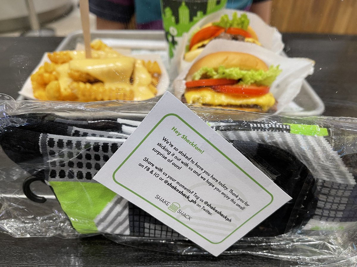redgydawedgy's tweet photo. Surprise from @shakeshack_ph https://t.co/ESVU4dZGvs