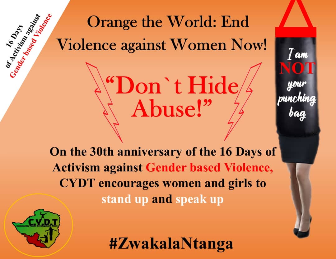 #16DaysOfActivism join us in the fight against GBV and child marriages #OrangeTheWorld
