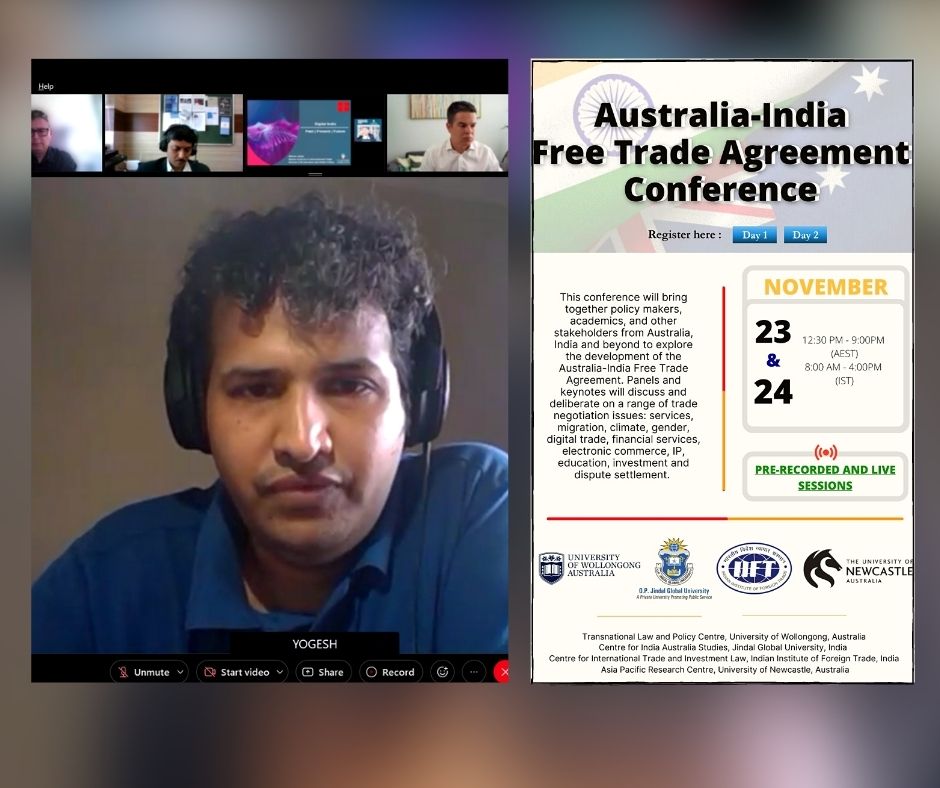 NLUDofficial's tweet image. Dr @Yogitweets4u Assistant Professor and Co-Director #CIIPC speaking at the Australia-India FTA conference on IP in pharma and biotech.

#FTA #freetrade #pharmacy #Biotechnology #intellectualproperty