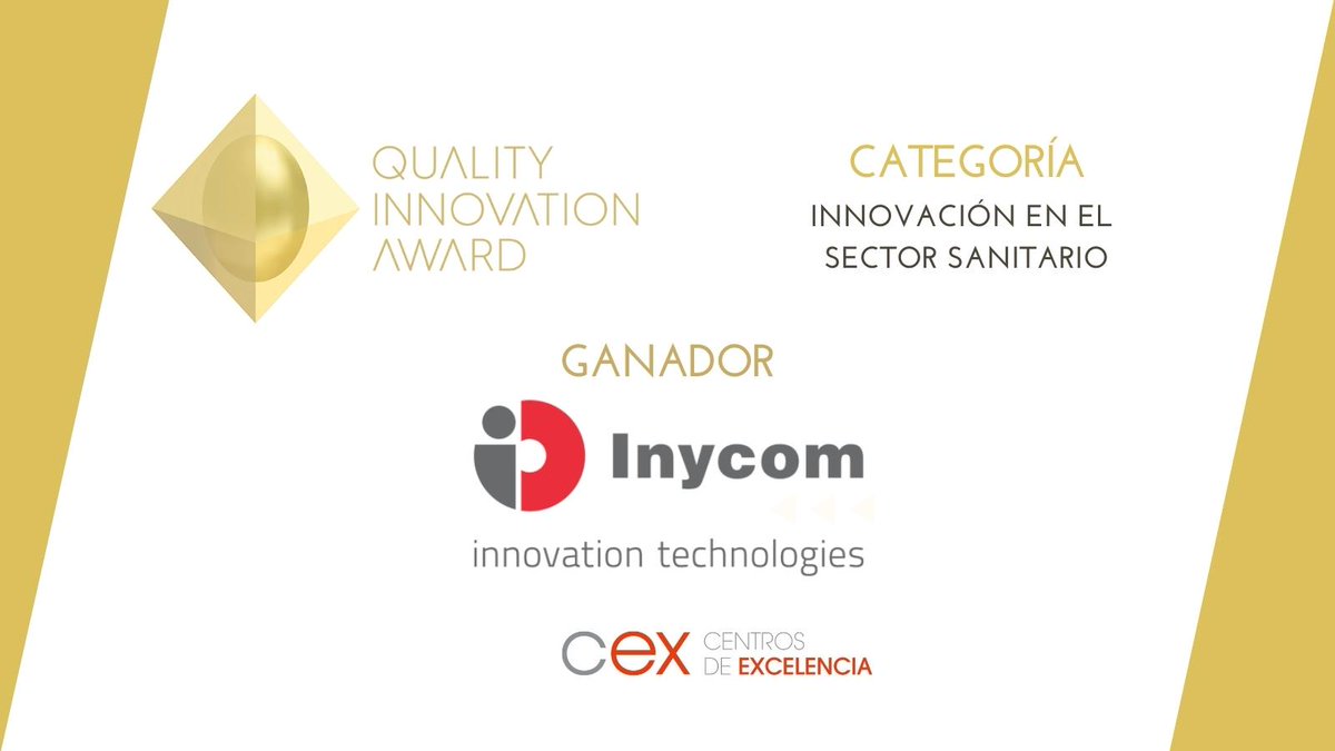 #PremioQIA Categoría #Innovación en el #SectorSanitario. Ganador: <a href="/Inycom/">INYCOM</a> Proyecto: Sistema #CADIA de análisis de imágenes médicas con técnicas de inteligencia artificial para detección de diversas patologías. #AI #medicina #diagnóstico