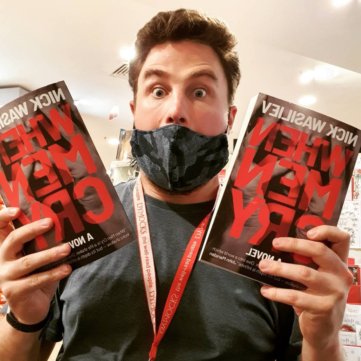 Nick_Wasiliev's tweet photo. Nearly cleaned out at Chatswood! 📚📚
Thank you to all the beautiful friends and folks who grabbed a copy of #WhenMenCry, and to the wonderful team at @DymChatswood for being so welcoming!
There's a few signed copies left in store!
📖 ORDER: https://t.co/mdJK7eIMk9
@livinorg https://t.co/9UjnETbra0