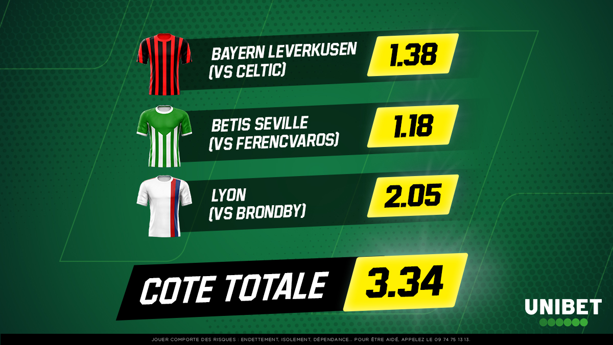 UnibetFrance's tweet photo. 🙌 Ton combi du jour sur l'Europa League ! 

▶️ 5 x 10€ dans les RT si ça ne passe pas https://t.co/j8sPnuQJAN