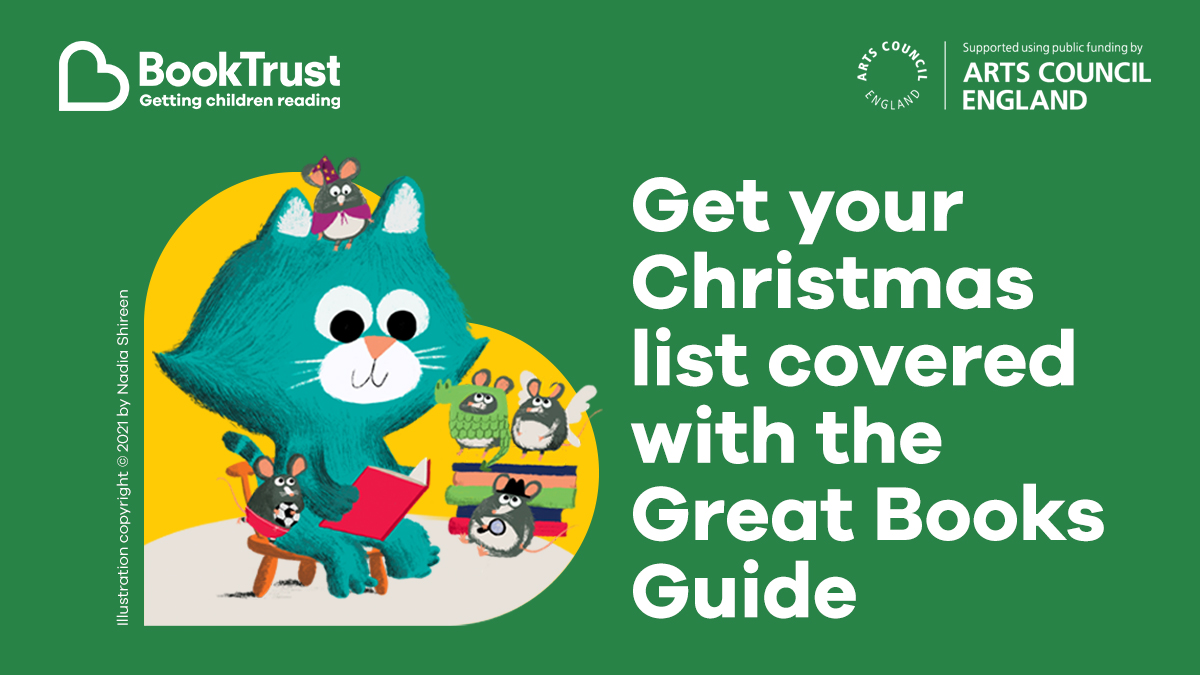 Our #GreatBooksGuide can help you find the perfect Christmas present! It's packed with 100 fantastic book recommendations from the past year, all split into age groups.

Check it out here to make that gift list a breeze: booktrust.org.uk/great-books-gu…