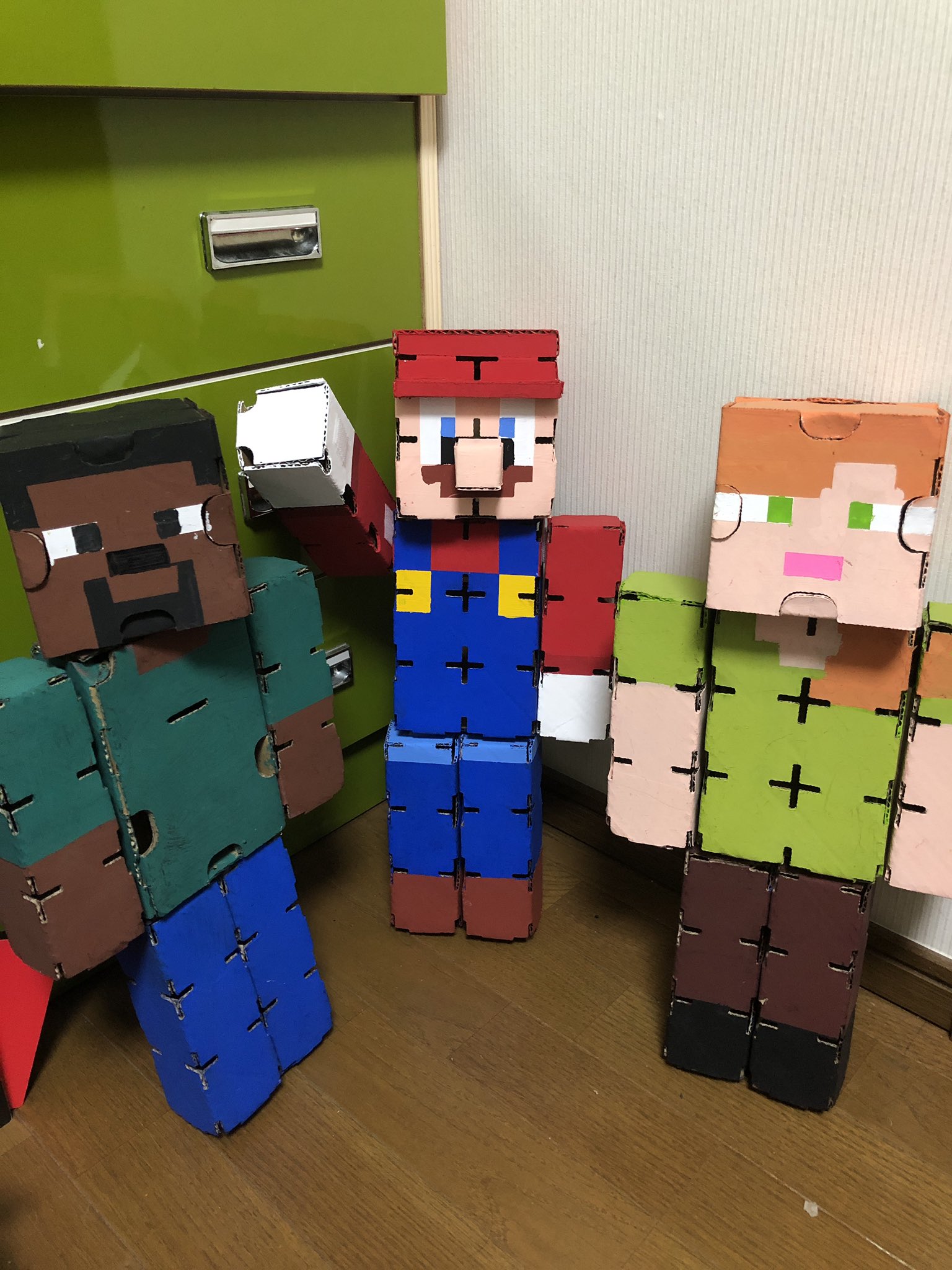 ジャン 段ブロック Danblockproject ｘ Minecraft Minecraft マインクラフト ダンボール工作 T Co Wdverfbiyg Twitter