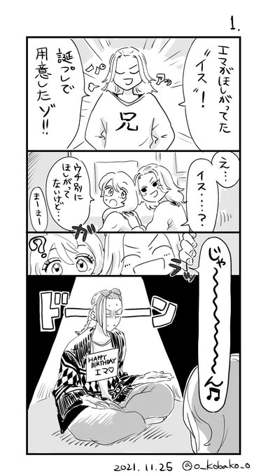 ハッピーバースデーエマちゃん!!のドラエマ+マイ
#佐野エマ生誕祭2021 
#佐野エマ誕生祭2021 