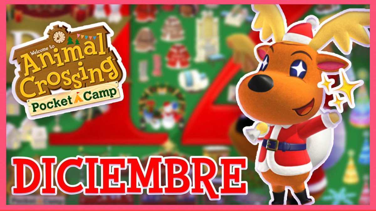 EmiRebky's tweet photo. 🌟  LO NUEVO DE DICIEMBRE EN ANIMAL CROSSING POCKET CAMP #EMIGAMER #NINTENDO #ACNH https://t.co/tGP3FJ3p1e https://t.co/rj7JnmDCg3