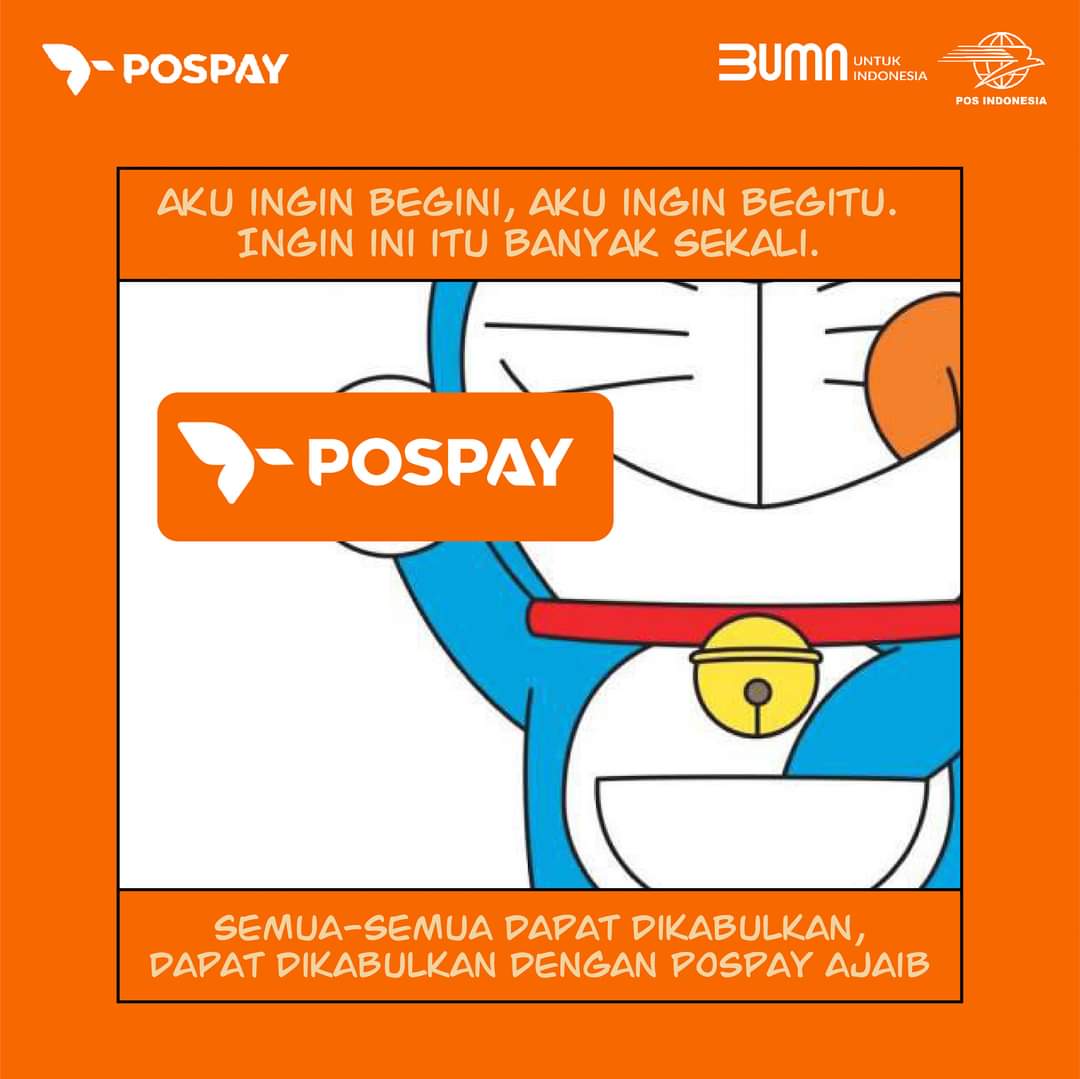 Semuanya bisa pake Pospay! Belanja online? Gas! Bayar tagihan? Gas! Bayar zakat? Gas!