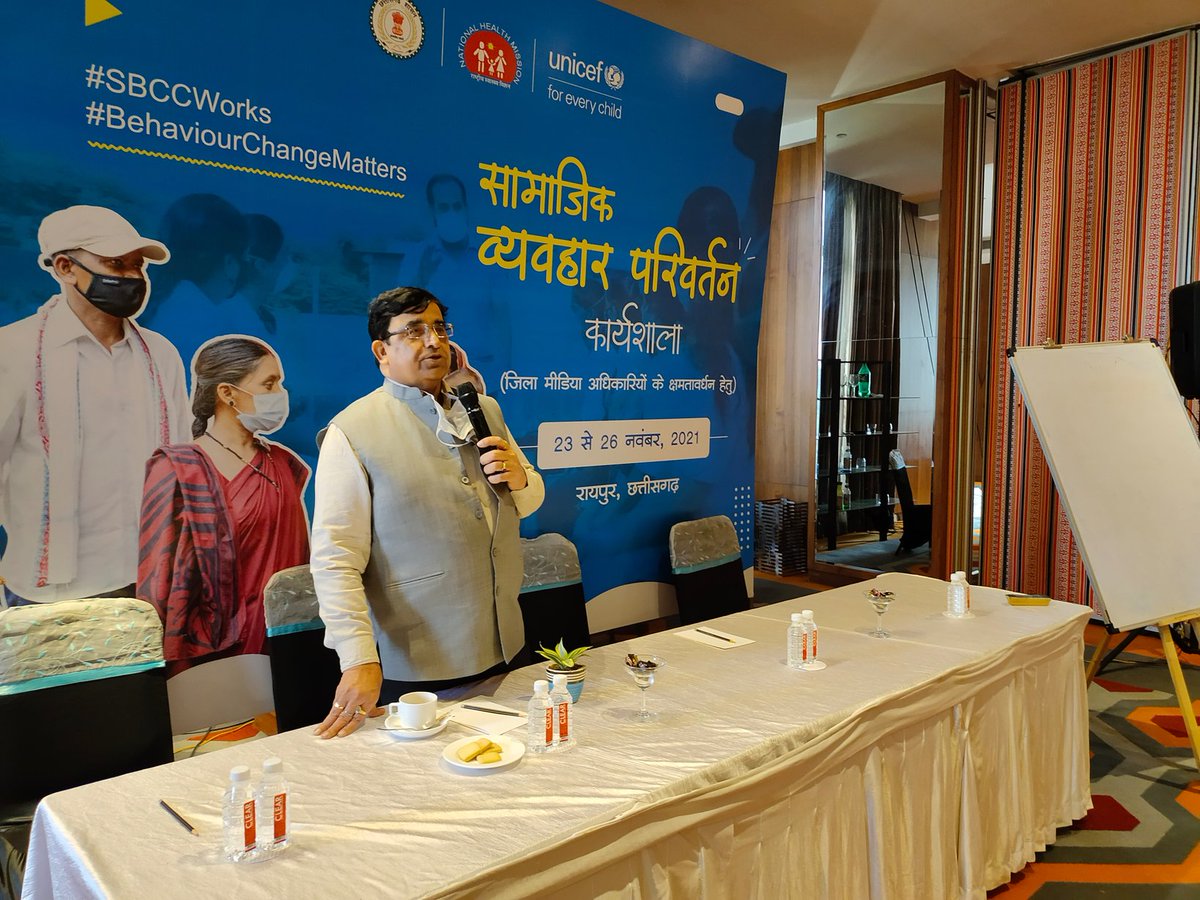 AbhishekTrip_hi's tweet image. Social Behaviour Change work shop with Demo&apos;s in The Triton by Daiichi,Raipur, Behaviour change takes time said by Director pendamic Dr. Subhash Mishra 
#SBCCWorks
#BehaviourChangeMatters