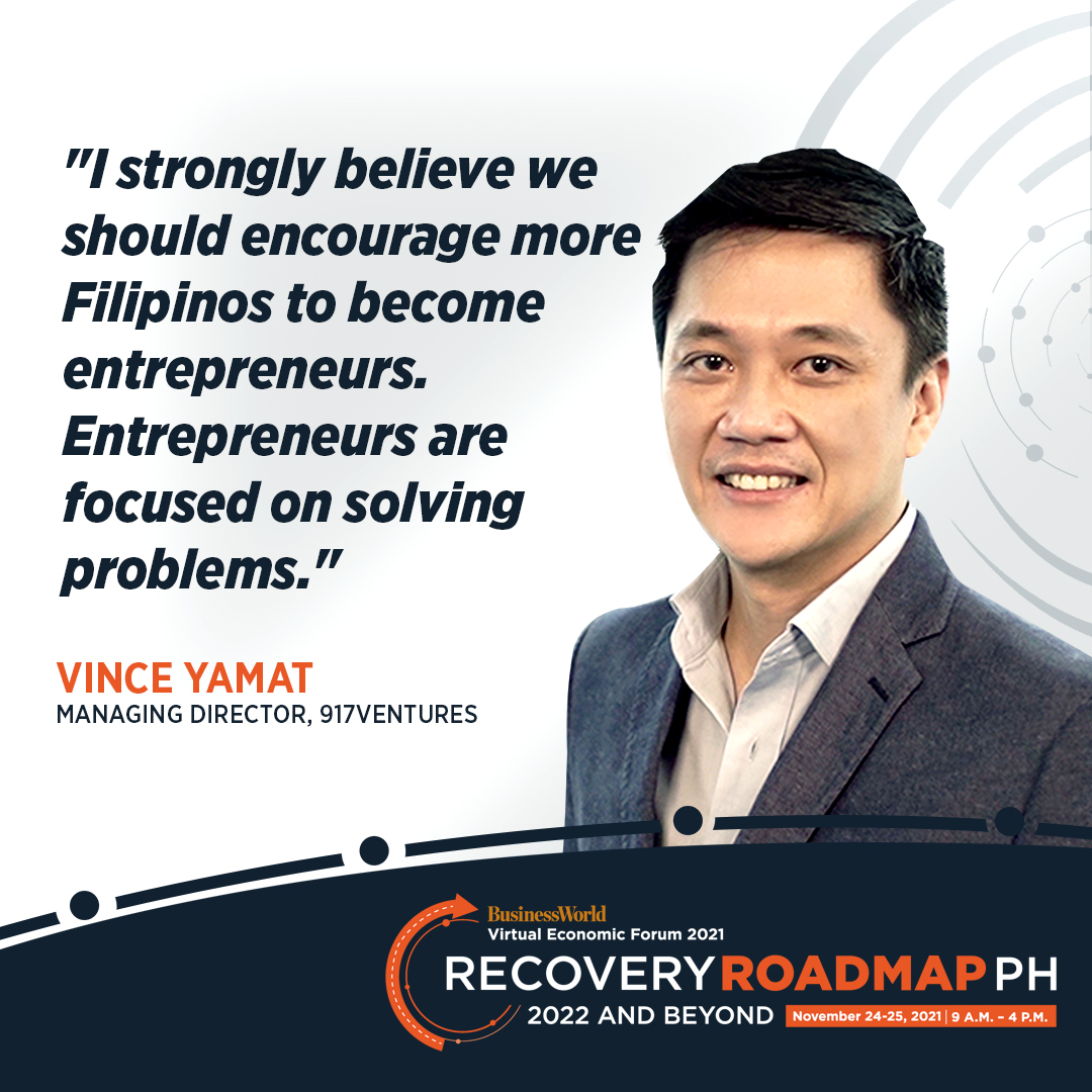 bworldph's tweet photo. ICYMI | Vince Dominic Yamat of 917Ventures shares his insights at the #BWVEF2021 CEO panel discussion.

#RecoveryRoadmapPH https://t.co/S95Lo3kgDB