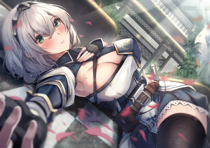 寝転がるノエル団長❤️🎉
#ノエラート 