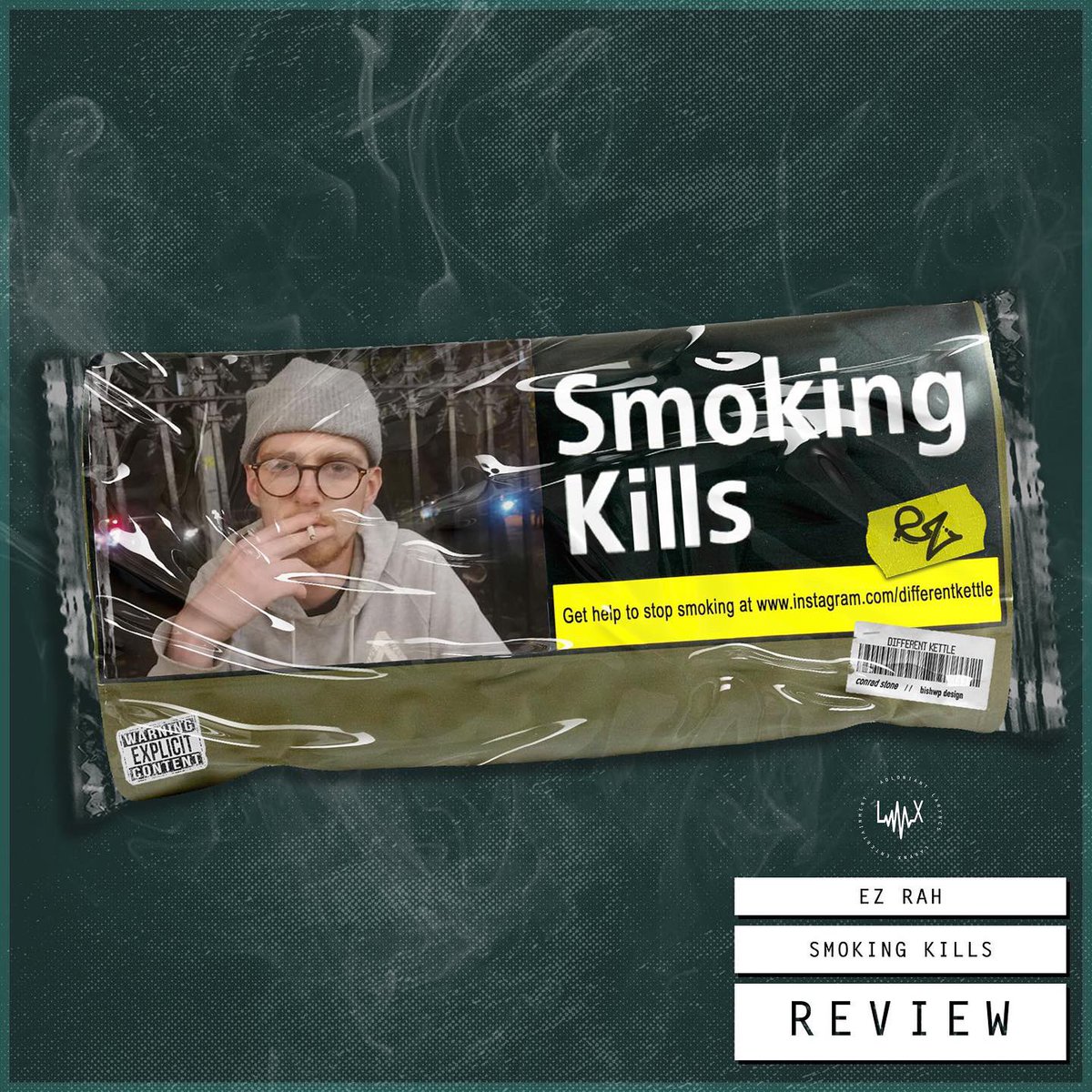 larynxwales's tweet photo. @differentkett1e asked us to drop some words about his upcoming release Smoking Kills, so here they are!

Smoking Kills is out everywhere November 26th. Pre-save the project using the link in Ez Rah’s bio.

🏴󠁧󠁢󠁷󠁬󠁳󠁿 https://t.co/HqD1gdhyhH
