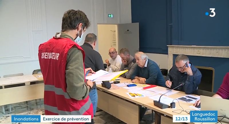 RISCRISES's tweet image. Ce mardi, nous avons réalisé un #exercice de #crise inondation intercommunal et interdépartemental, avec une spécificité : il a été organisé à l&apos;échelle d&apos;un bassin versant (celui du Vidourle, avec l&apos;EPTB Vidourle ).

#Exercice #Crise #Vidourle #Gard #Hérault