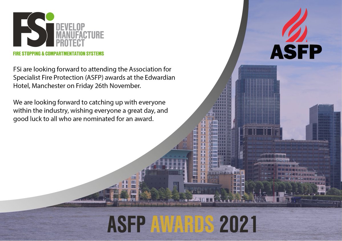 FSi are looking forward to attending the ASFP awards at the Edwardian Hotel, Manchester on Friday 26th November.

We are looking forward to catching up with everyone within the industry, wishing everyone a great day, and good luck to all who are nominated for an award.