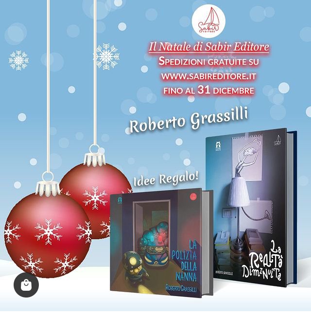 “I libri di <a href="/robgrassilli/">Rob Grassilli</a> sono il connubio perfetto tra fantasia e illustrazione, tra avventura e immaginazione. per i bimbi , ma apprezzati e ricercati dai più grandi. fino al #31dicembre sul sito di #SabirEditore senza spese di spedizione!”    sabireditore.it/categoria-prod…
