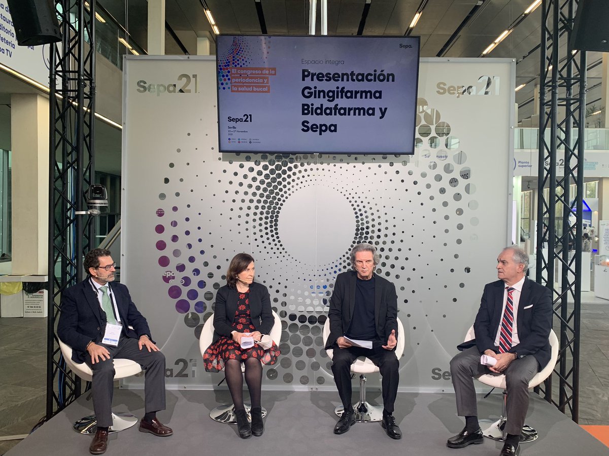 BidaFarma's tweet photo. Comienza la rueda de prensa en #Sepa2021 de Gingifarma, el nuevo servicio de Bidafarma y @SEPAperiodoncia para informar sobre enfermedades de las encías y facilitar la detección precoz de la diabetes desde las farmacias. 

#AhoraBidaFarma https://t.co/JXwrcdqxDj
