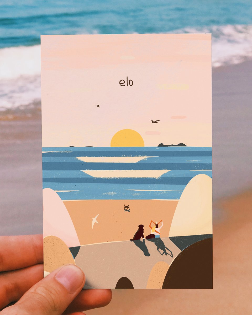 SorenSelleslagh's tweet photo. I'm a godfather now! Here's the birth card I made for her. 🌞🌊💛 #illustration #godchild #birthcard https://t.co/4BA2mSFObX