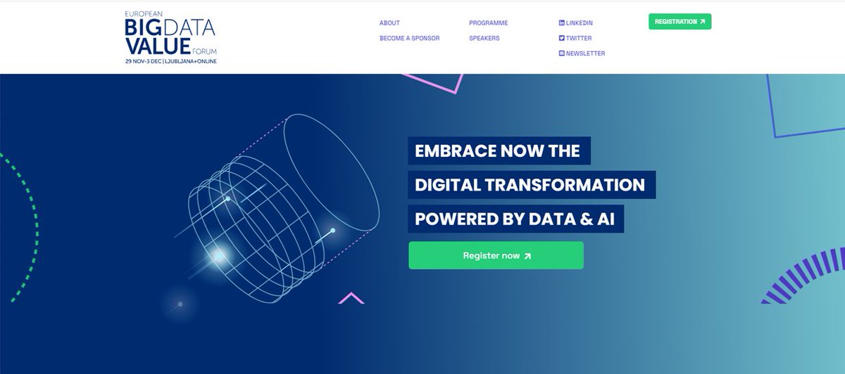 📢Have you registered for the #EBDVF2021❓
#AI4EU will present our pilots results, the experiment platform &amp; other services available for #European #AI #innovators #researchers #SCIENTIST #business #Companies‼️
✅ JOIN our session @ 3:30-5 PM on Mon 29 Nov
european-big-data-value-forum.eu