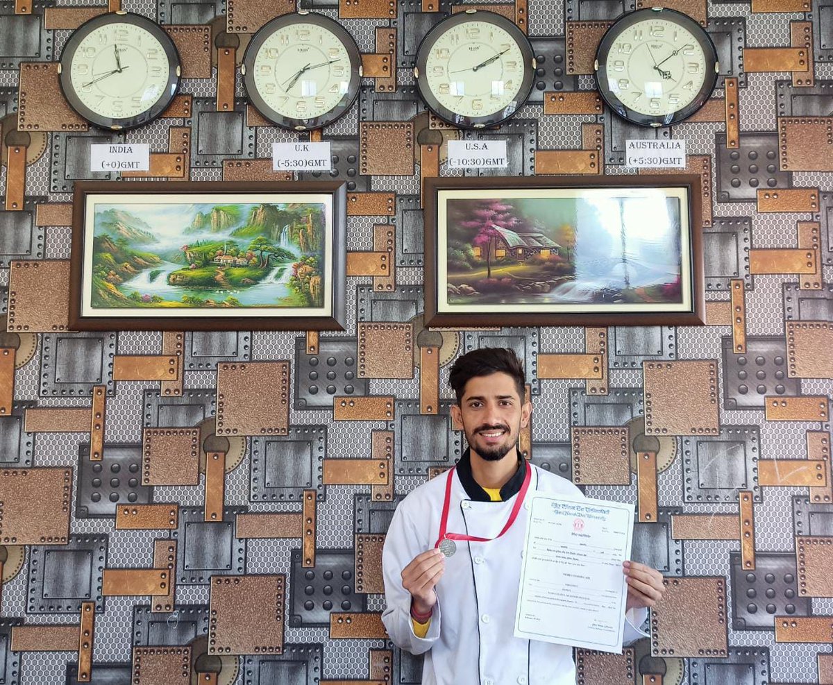 dcj_official's tweet photo. Mr. Karandeep, student of PG Department Of Tourism &amp; Hotel Management, secured First Position in (May 2020) Final University Examination with First Division &amp; secured a Medal &amp; Certificate of Merit.
#BTHM
#DoabaCollegeJalandhar #PrincipalPardeepBhandari https://t.co/8iWovIixoN